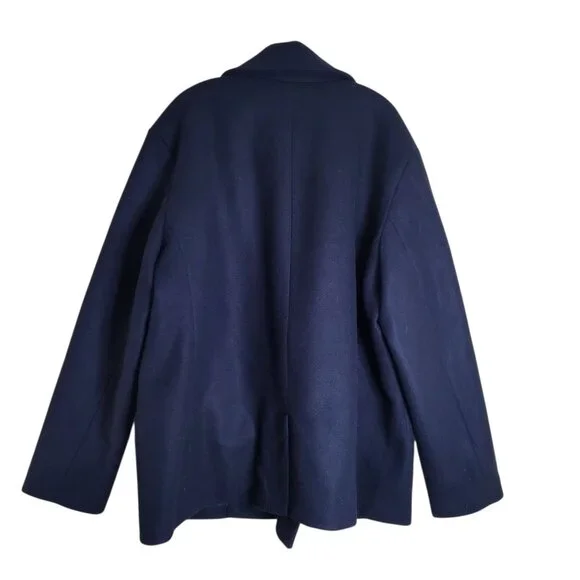 Men's Old Navy Dark Blue Peacoat Size XXL Double-Breasted - Picture 3 of 4